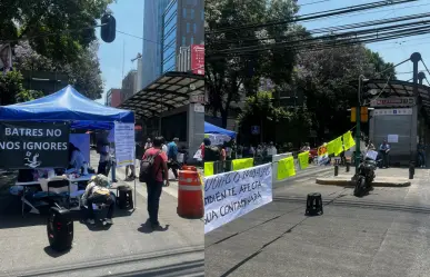 ¡Vecinos se sienten engañados! vuelven a cerrar Insurgentes por agua contaminada