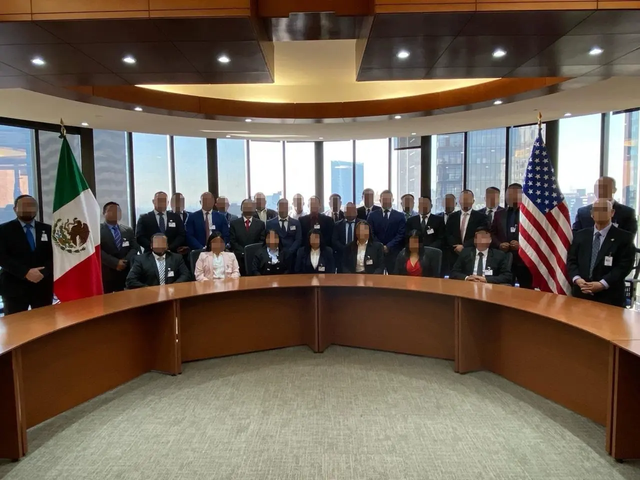 Asistentes al curso Contra Narcomenudeo en la ciudad de México. Foto:FGJ Tamaulipas