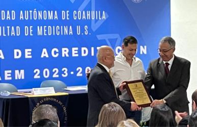 Recibe la Facultad de Medicina de la UA de C acreditación internacional