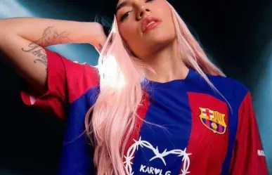 Karol G y su corazón espinado plasmada en la jersey del FC Barcelona (VIDEO)