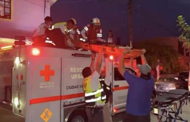 Menor sufre accidente al caer desde segundo piso en Ciudad Victoria