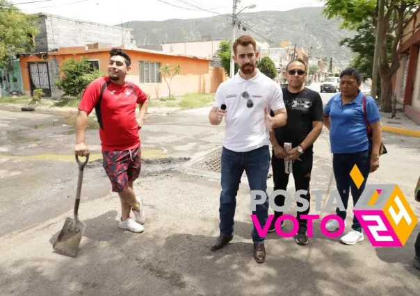Solucionará Mauricio Cantú problema de agua y drenaje en la colonia San Bernabé