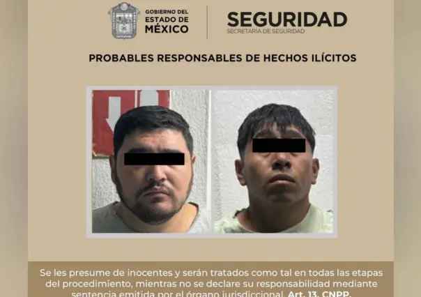 Detienen a dos por posible participación en homicidio de policía