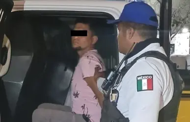 Detienen a hombre con droga y motocicleta sin placa en Monterrey