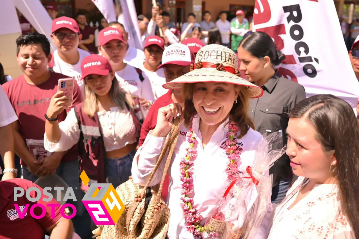 Rocío Nahle García en Veracruz. Foto tomada de: POSTA