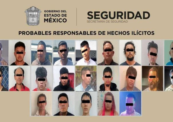 Detienen a 25 en el mega operativo Coacalco Seguro