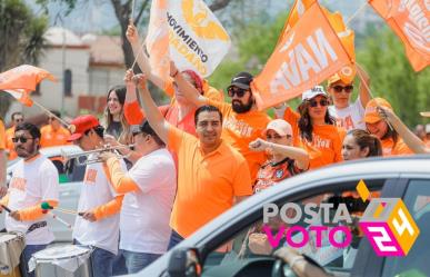 Ola Naranja de Jesús Nava llena de energía a Santa Catarina