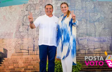 Cecilia Patrón y Renán Barrera firman la Agenda 2050 en Mérida