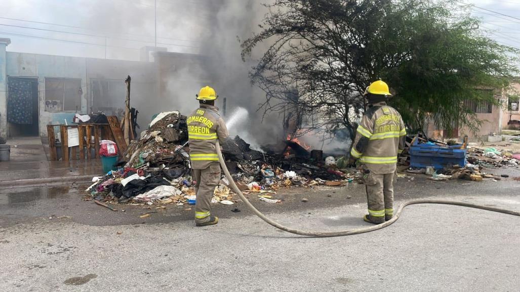 En incendio, muere perro amarrado a un árbol en Torreón; logran rescatar a 4