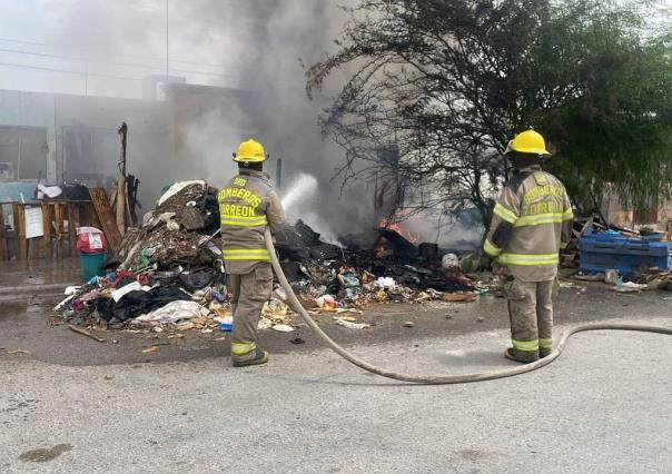 En incendio, muere perro amarrado a un árbol en Torreón; logran rescatar a 4