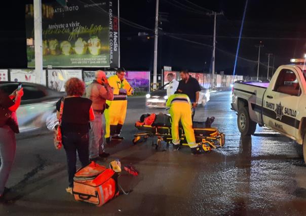 ¡Fuerte impacto! Su motocicleta terminó a 40 metros del lugar del accidente