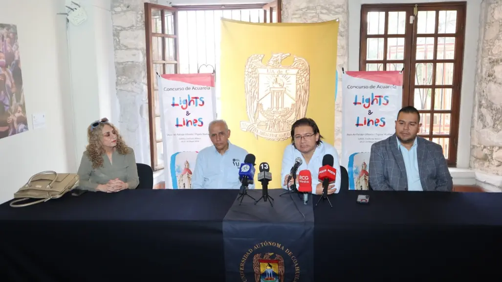 Presentan “Lights and Lines” para artistas de acuarela en Saltillo y Arteaga