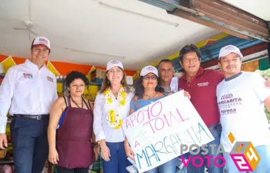 Margarita González Saravia, firme en encuestas para la gubernatura de Morelos