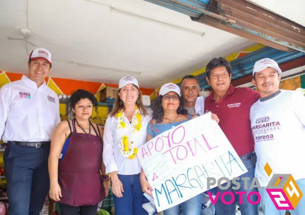 Margarita González Saravia, firme en encuestas para la gubernatura de Morelos