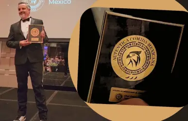 El chef Carlos Leal recibe el premio El Taco de Oro en Dubái