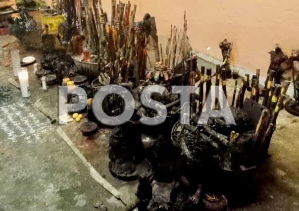 Detienen a uno y aseguran altar de santería en GAM, UT podría estar vinculada