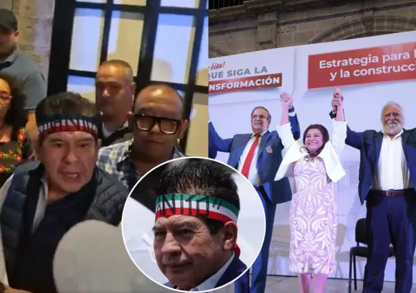 ¡Me robó Iztapalapa! Grita “Juanito” en evento de Clara Brugada