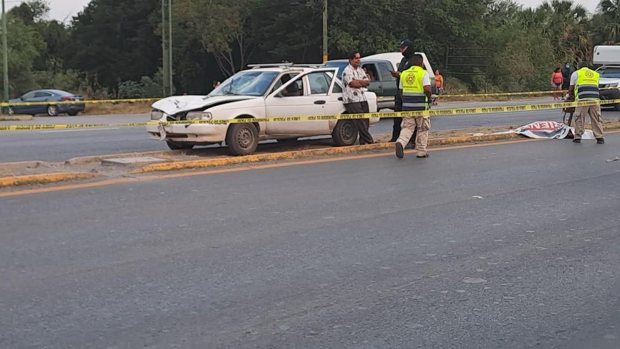 Muere mujer al ser atropellada, intentaba cruzar libramiento Naciones Unidas