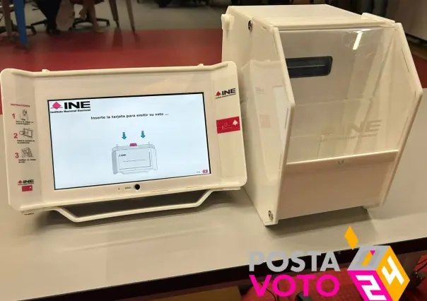 Presenta INE urnas electrónicas para las próximas elecciones en Nuevo León