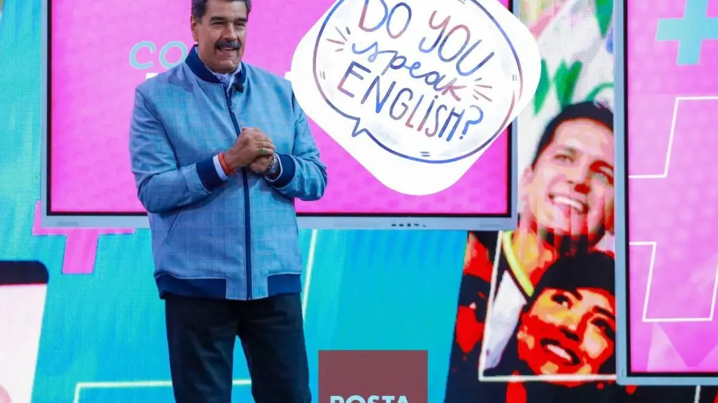 Maduro provoca risas al intentar mensaje en inglés a Biden