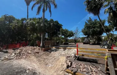 Arrancan trabajos de remodelación en la Plaza Grande de Mérida