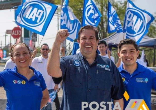 Candidato José Luis Garza Ochoa promete seguridad y paz en Guadalupe