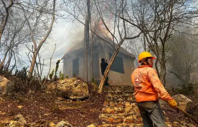 ¡Se incendia parador turístico “Ich-Há” en Oxkutzcab!