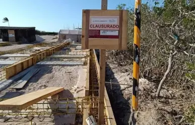 Clausuran proyectos inmobiliarios en Sisal por daños ecológicos