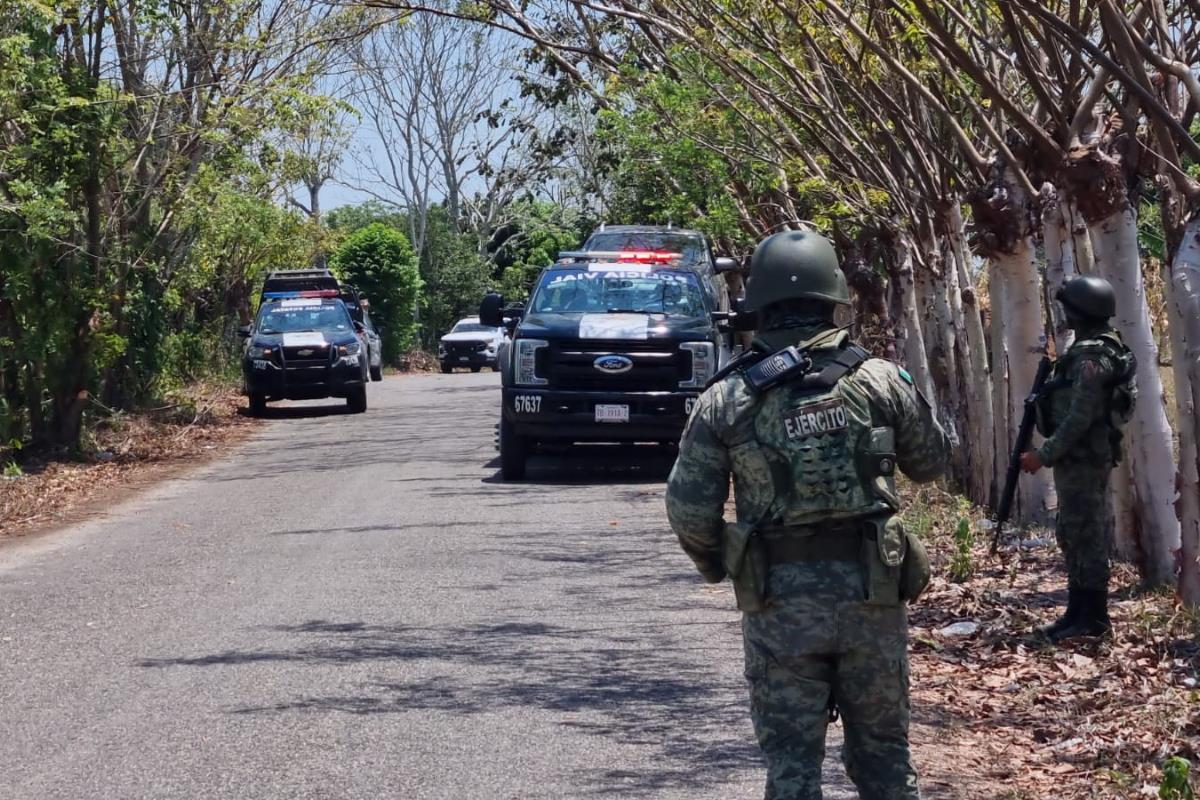 Ejército en ranchería San Marcos, Jalapa. Foto tomada de: POSTA