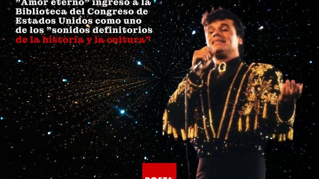 Amor eterno de Juan Gabriel ingresa en la Biblioteca del Congreso de EU