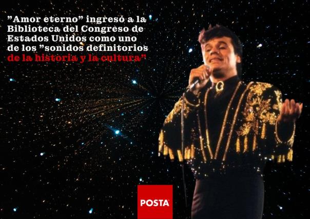 Amor eterno de Juan Gabriel ingresa en la Biblioteca del Congreso de EU