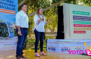 Cecilia Patrón presenta plan de movilidad para disminuir el tráfico en Mérida