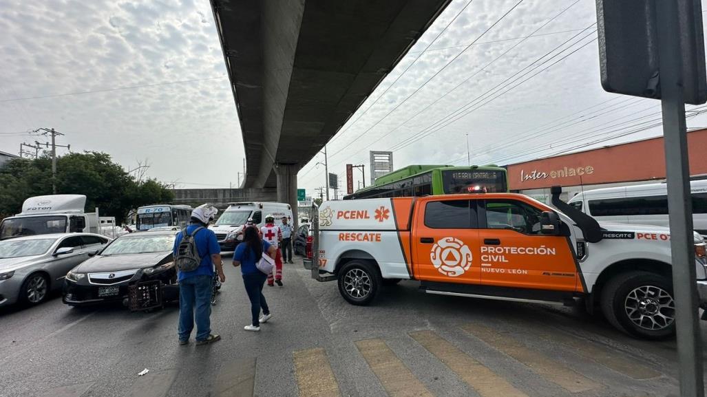 Motociclista acaba herido tras choque en avenida Colón