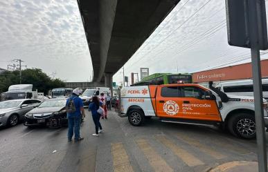 Motociclista acaba herido tras choque en avenida Colón