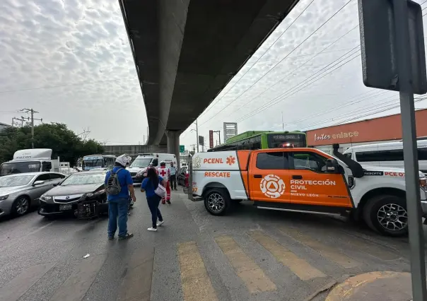 Motociclista acaba herido tras choque en avenida Colón