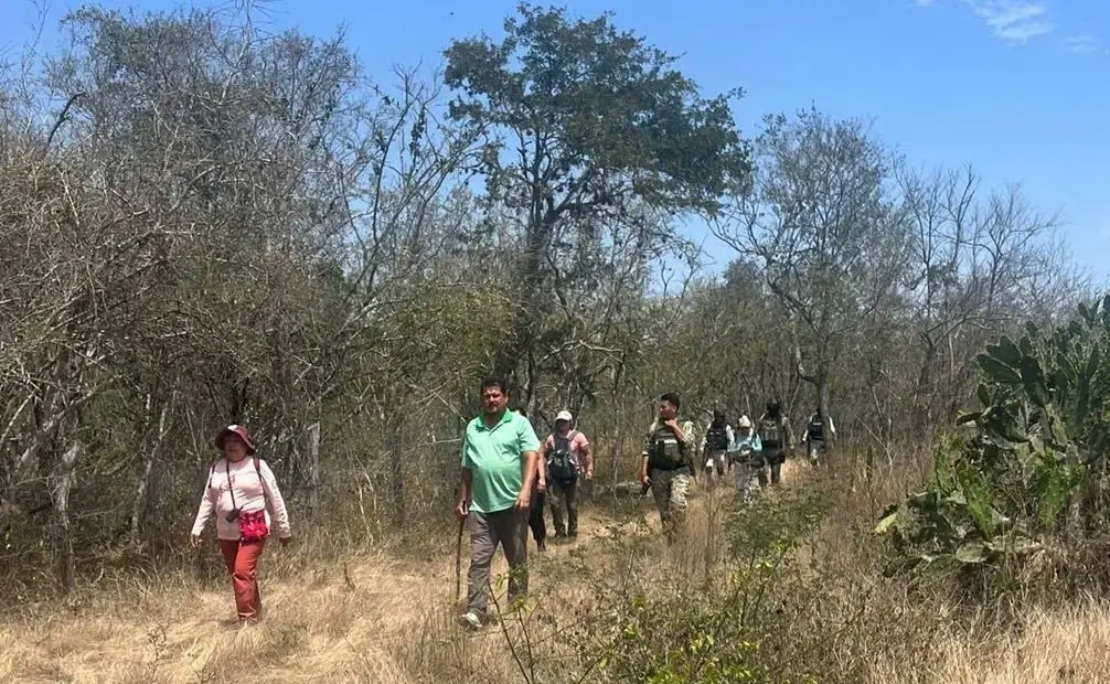 Esto, supuestamente después de que los grupos de búsqueda dieran con un campamento del crimen organizado. Foto: Redes Sociales.