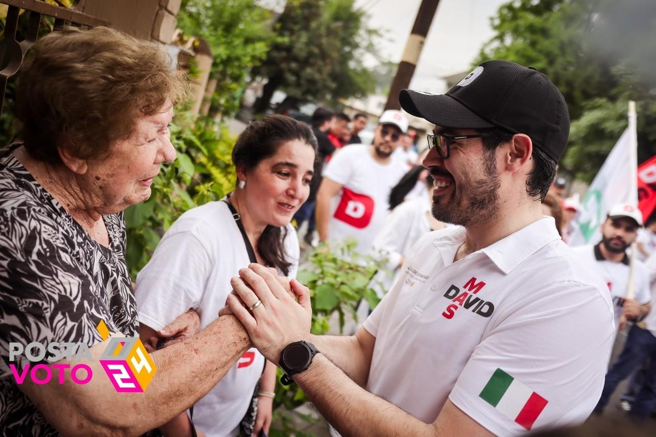 David de la Peña Marroquín, de la coalición Fuerza y Corazón por Nuevo León. Foto: Especial.