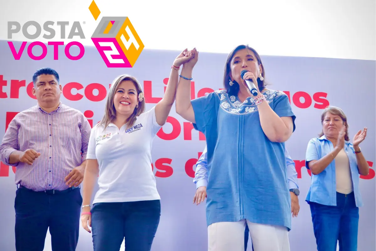 Xóchitl Gálvez y Lucy Meza, Foto: POSTA México