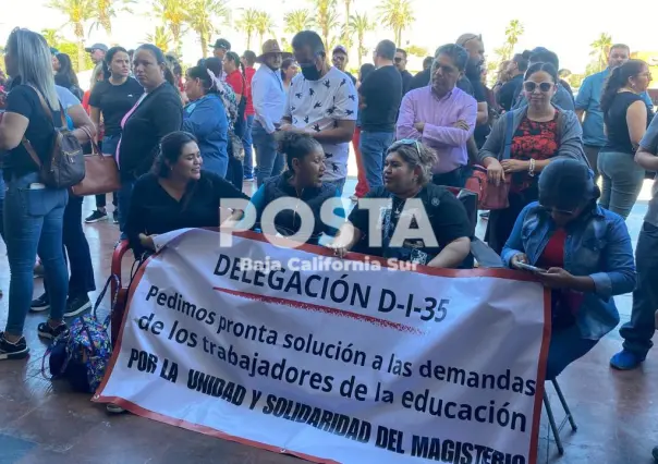 Maestro luchando también está enseñando: protesta magisterial en BCS continúa