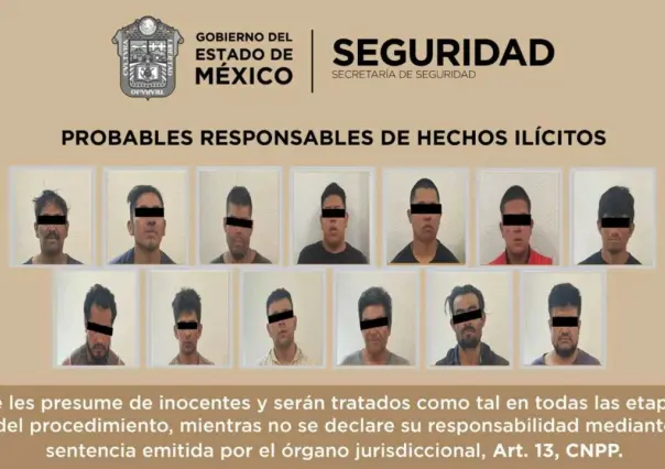 Caen 15 en operativo interinstitucional de seguridad en Naucalpan
