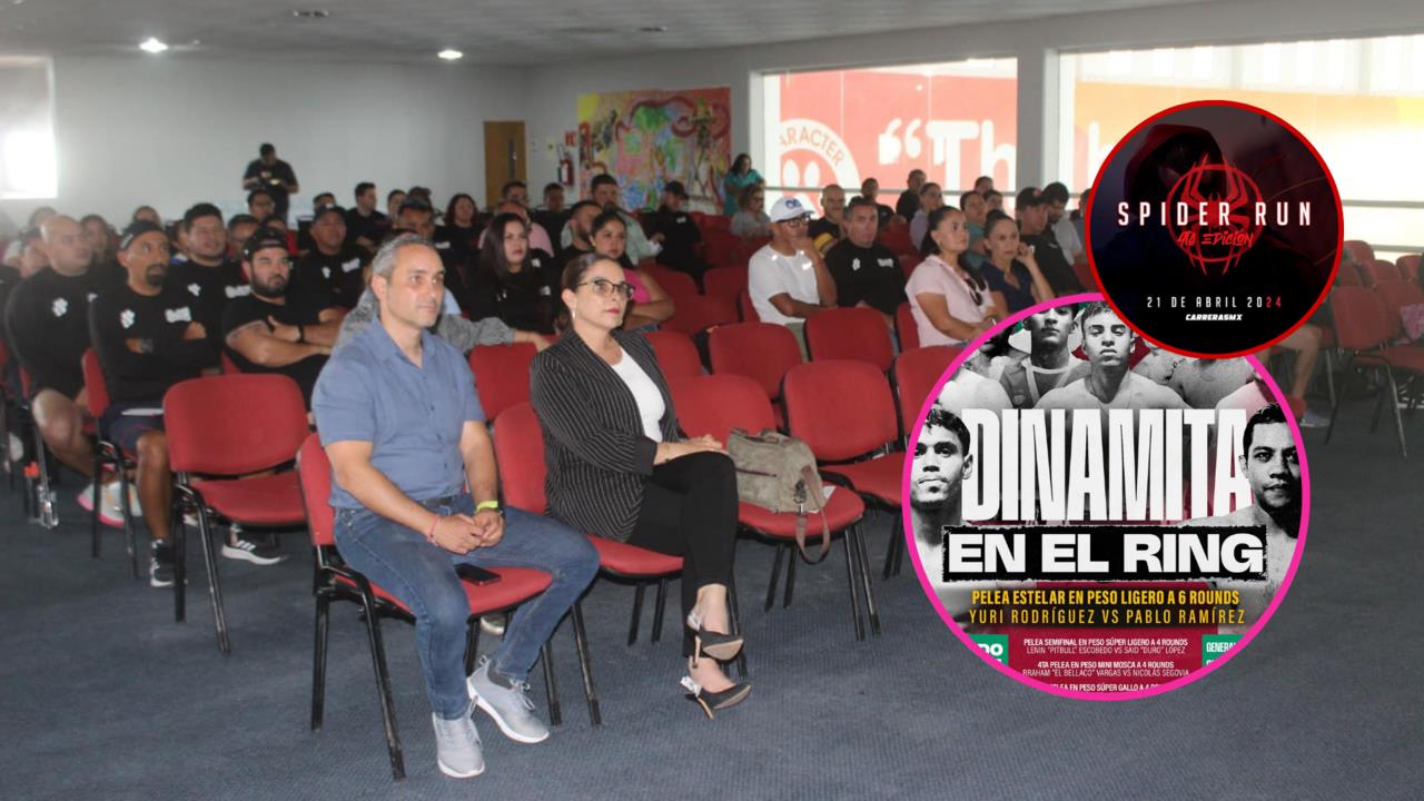 Antonio Cepeda Licón durante el arranque de las conferencias deportivas en la región laguna / Foto: INEDEC