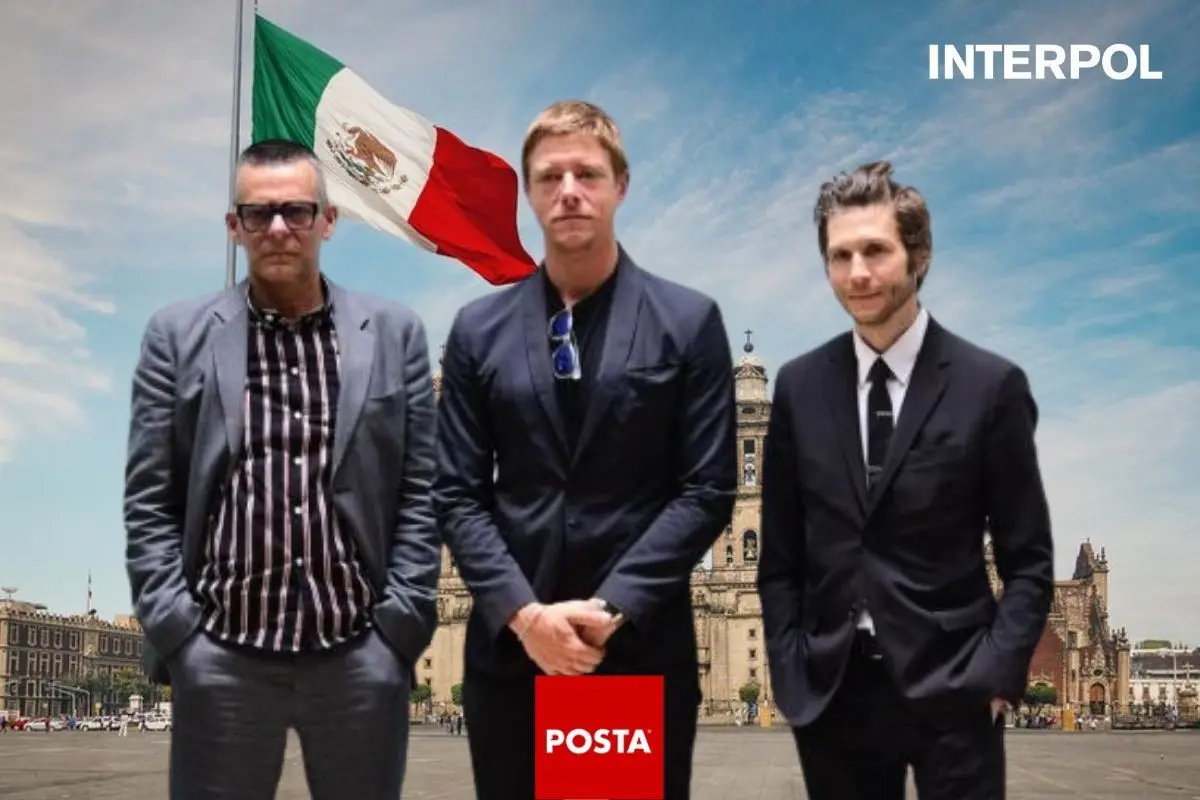 Interpol en zócalo de CDMX. Foto tomada de: POSTA