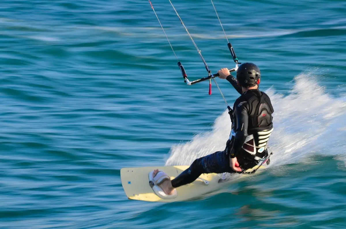 Kitesurf en Yucatán. Foto: Redes sociales