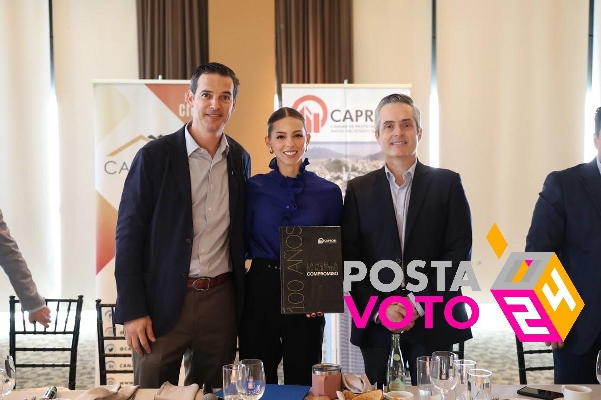 Presenta Mariana Rodríguez plan de trabajo a CANADEVI y CAPROBI