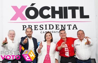 Xóchitl Gálvez refuerza su estrategia con líderes de la coalición