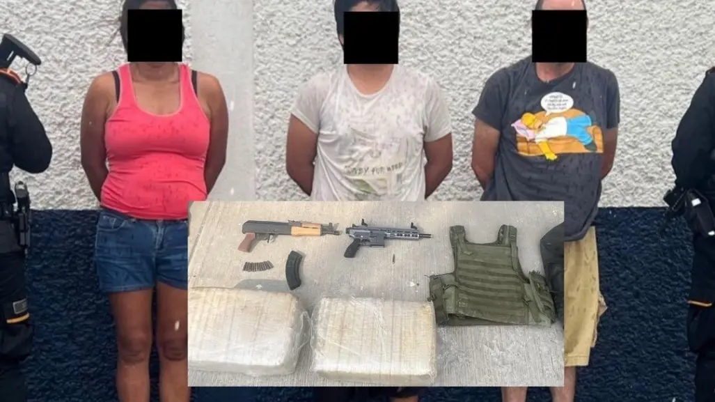 Fuerza Civil detiene a tres personas armadas en Monterrey