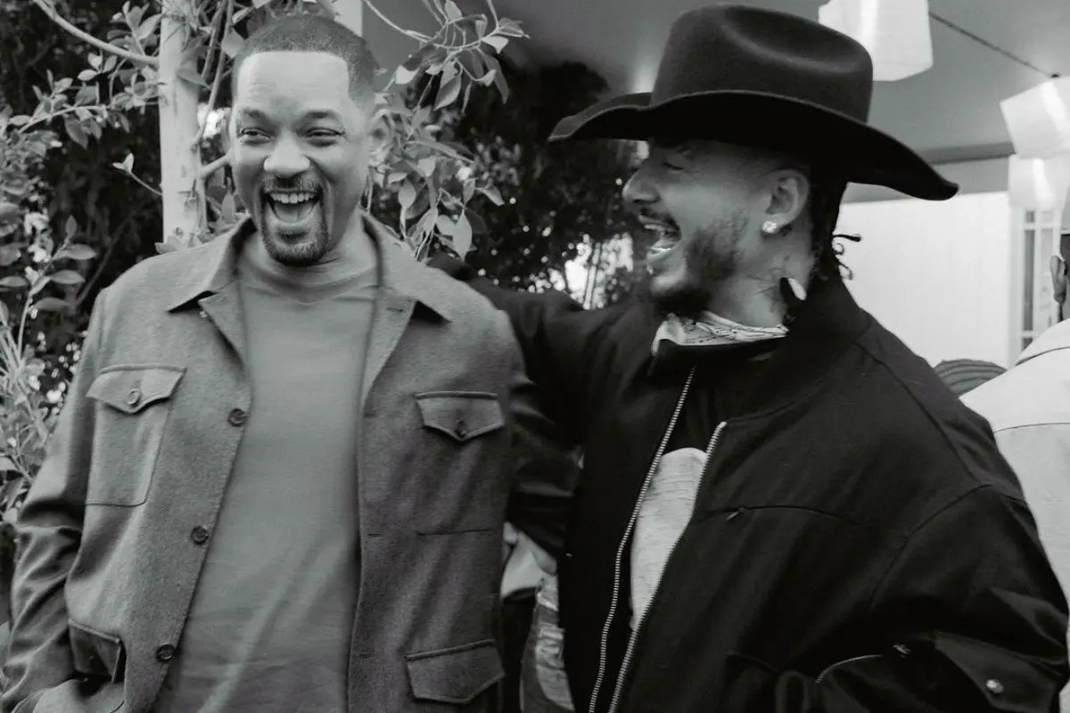 Will Smith y J Balvin en el Festival Coachella Foto: X(Twitter) @WillSmith2real