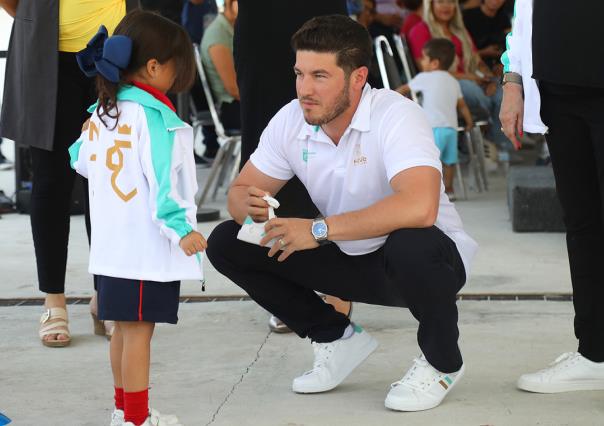 Entregan Jardín de Niños Juan Sebastián Bach en Juárez, Nuevo León