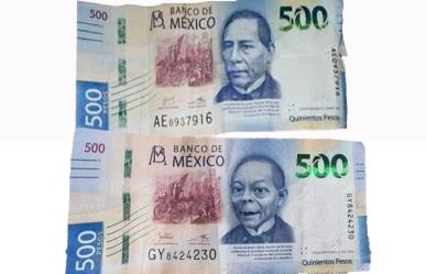 Alertan a comerciantes en Valladolid por billetes falsos en circulación