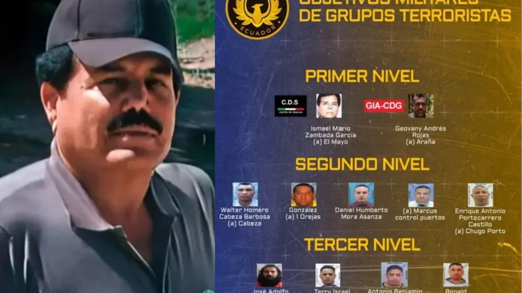 El Mayo Zambada en la lista de objetivos terroristas del Gobierno de Ecuador